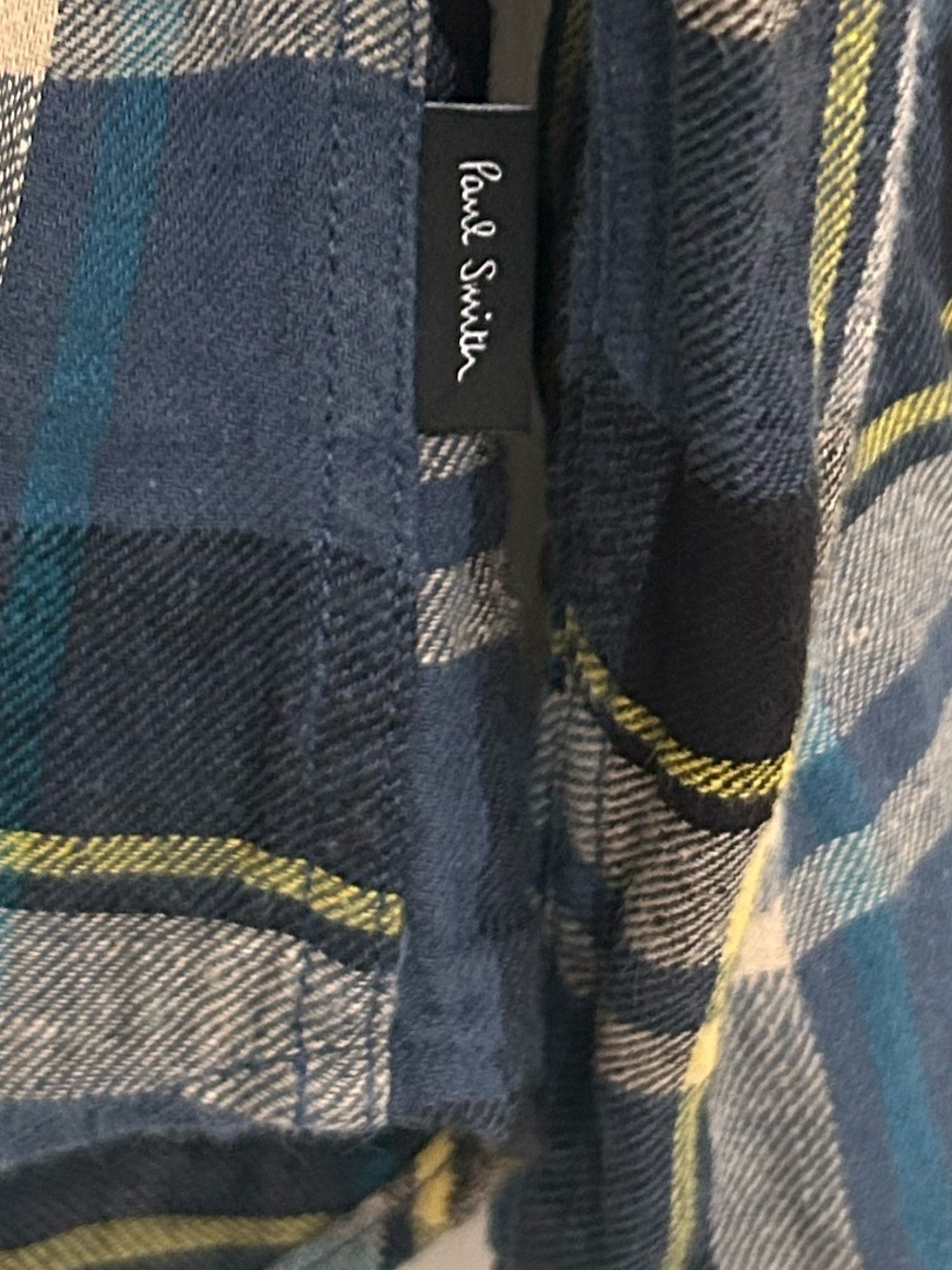 Paul Smith Mens Size M Tailored Fit Long Sleeve Button Down Plaid Shirt - Picture 5 of 12